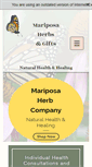 Mobile Screenshot of mariposaherbs.com